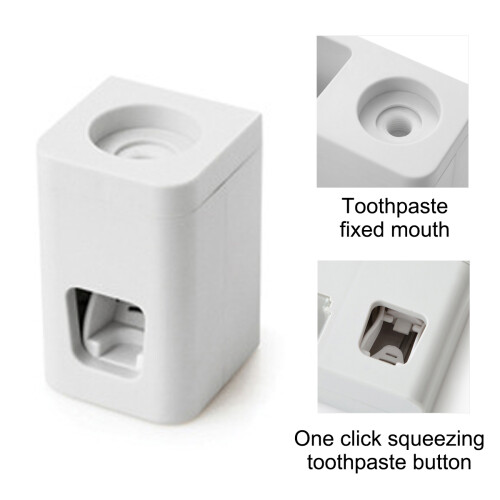 Toothpaste Dispenser, Wall Mounted Automatic Squeezer with Quantitative Dispensing for Hassle-Free Oral Care 2
