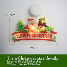 Elegant Christmas Window Light Decoration, Battery Operated Hanging Lights For Indoor Outdoor Celebrations, Adds Warm Ambience To Your Home And Party