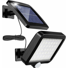 Solar Lights Outdoor, Motion Sensor & Light Sensor Combine for Smart Lighting, Split Design for Flexibility, Easy Installation &
