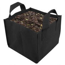 Reusable Fabric Grow Bags for Indoor Outdoor Garden, Aeration Fabric Planting Pot with Handles Large Capacity Foldable Plant Containers for Vegetables