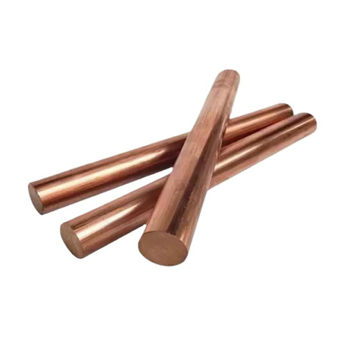 Solid Copper Rod Bar  Conductivity Round Rod for Electrical and Plumbing Use Various Diameters