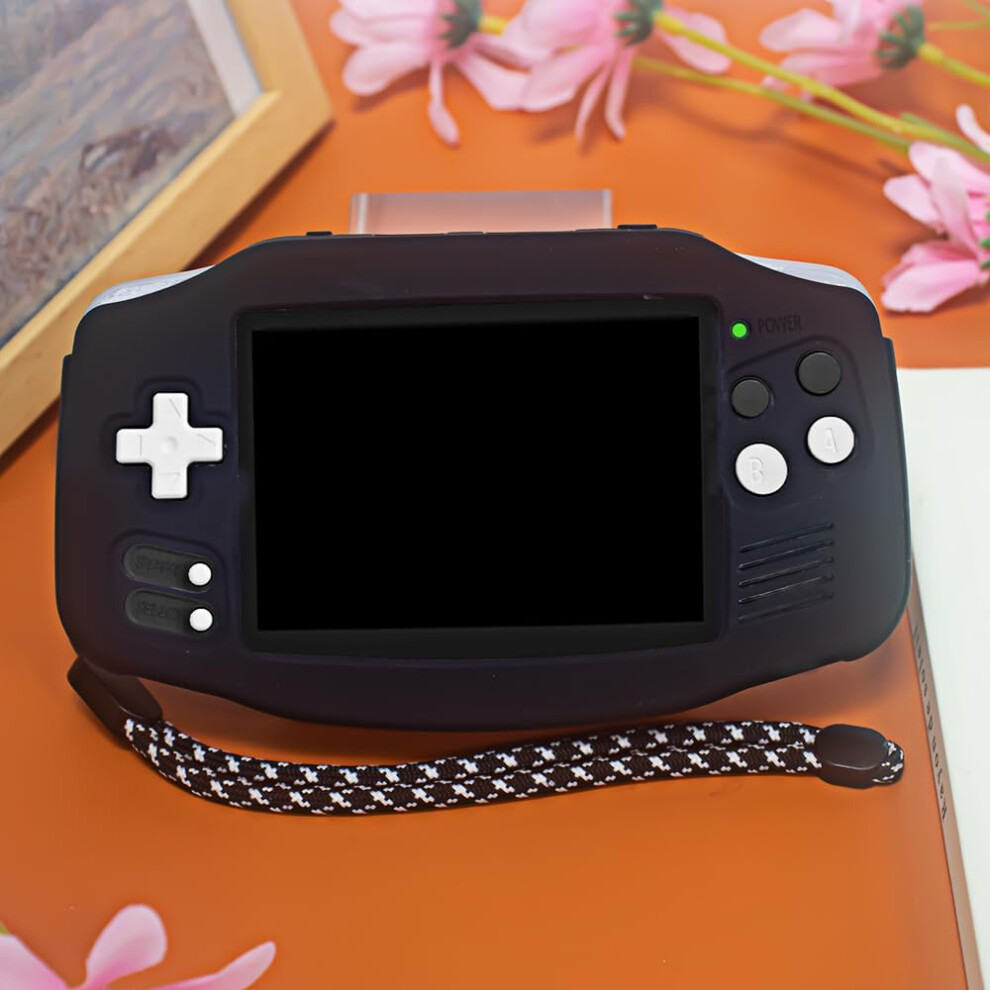 Silicone Protective Case, Drop Protection, Solid Color Compatible Anbernic Rg34xx Black 9189345034923