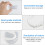 2 Pairs Fake Teeth  Bottom Artificial Dentures White Cosmetic Teeth 4