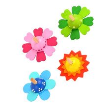 'Toy for Boys and Girls, Wooden Mini Gyro , Rotating Gyro Fun Recognition Toy'
