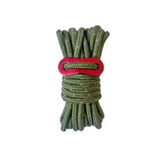 2Pcs 5mm Braid Nylon Cord For Camping Hammock Clothesline Hiking Fishing 4 Yards Dark Green