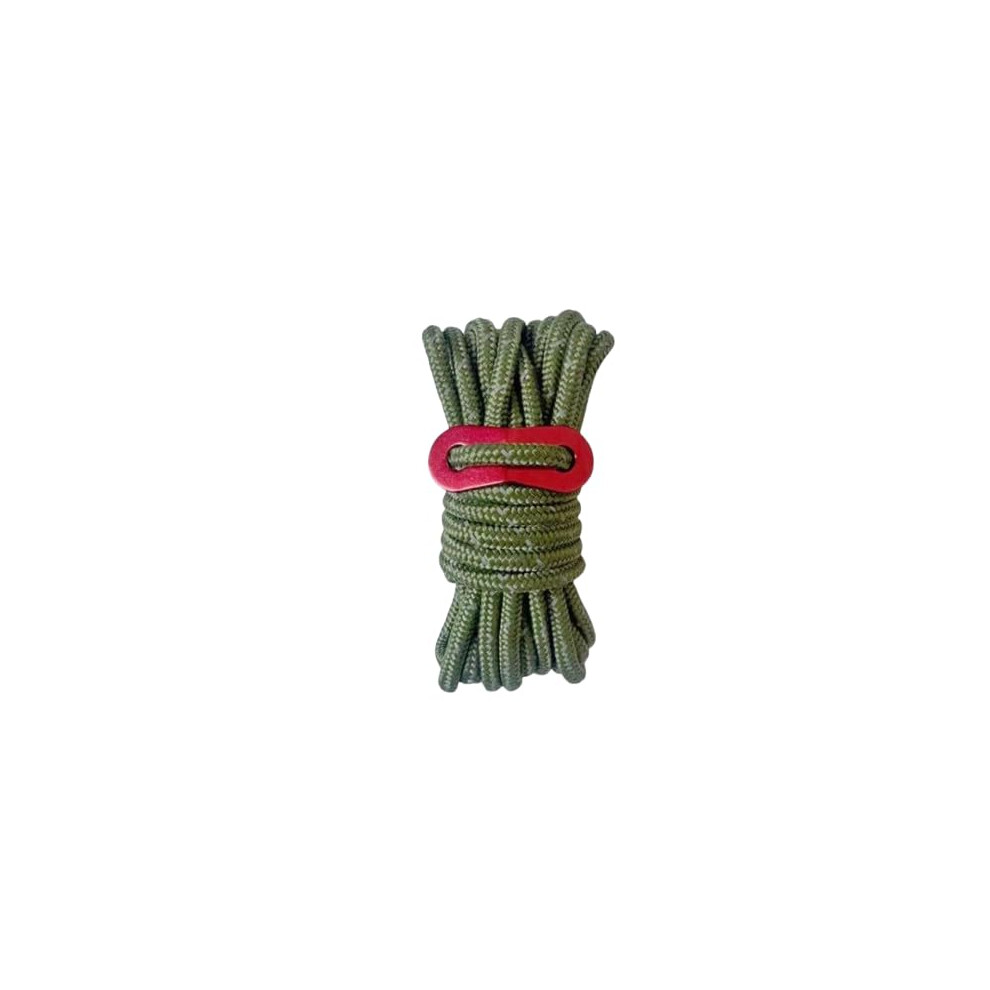 2Pcs 5Mm Braid Nylon Cord For Camping Hammock Clothesline Hiking Fishing 4 Yards Dark Green 9189345035043