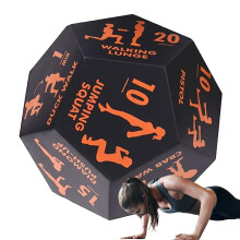 Fitness Dice, Exercise Dice for Movement Fitness Workout Dice Game in Orange