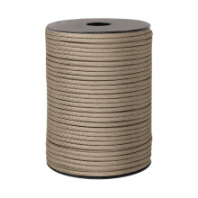 Military Grade Paracord Rope Tensile Strength for Outdoor Survival Camping Hiking Fishing Beige