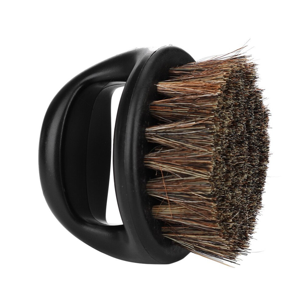 Black Wild Boar Fur Shaving Brush Moustache Trimming Brush Salon Shaved Tool For Men Beard ( Hair With Handle)