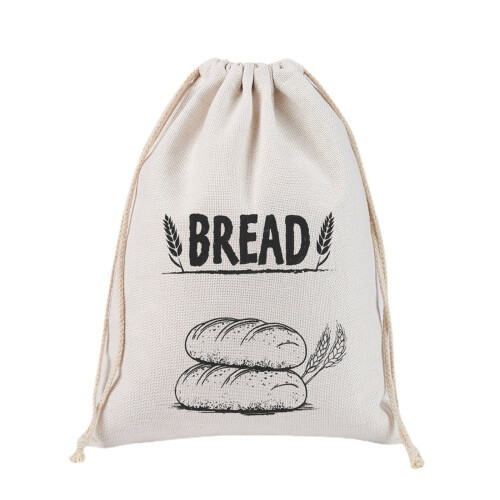 Multipurpose Linen Bag for Bread Fruits and-Pattern 1