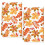 2-Pack Thanksgiving Kitchen Towels - Pumpkin Print Dish-Red 1