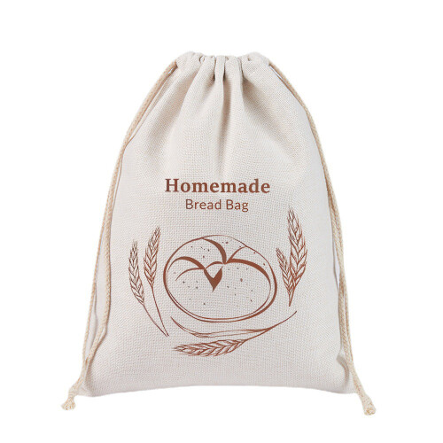 Breathable and Durable Linen Drawstring Bag Portable-Pattern 2