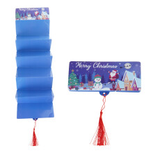 Poches d'argent de Noël Organisateurs d'argent cadeaux-Bleu