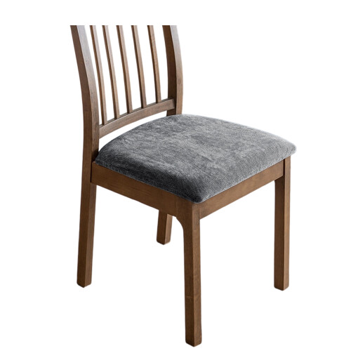 Comfortable Chair Case Flexible Plan Soft Permanent Fleece-grey