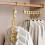 Aluminum Multi Hook Hanger Rustproof-Gold Double hook 8 holes 5