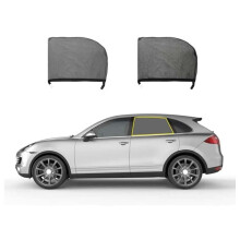 2 pieces car window mosquito nets, for Toyota Aygo I 20052014 side window nets car sunshade side window with UV protection, BRear B Rear.