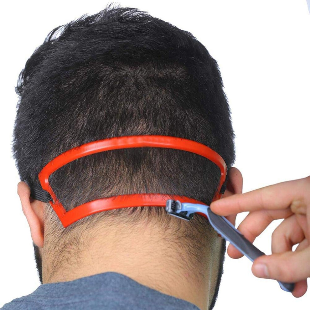 Neckline Guide Hairline Template, Mould Line Guide For Hair Cutting, Hair Template, Stencil Tool, Reusable Plastic