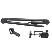 Microphone Stand, Adjustable, Heavy Spring, Scissor Arm Holder, Black, 1 Set