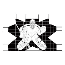 Hockey Goal Shooting Trainer Portable Target Net For Ice Hockey, Goal Scoring Practice, Precision Shooting Accessory