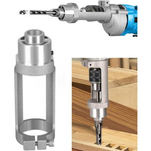 Square Hole Drill Bit Adapter For Mortiser Bit And Electric Drill Fixing Bracket Joint 1