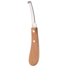 Horseshoe Grooming Long Lasting Strength Carbon Steel Hoof Knife for Trimming Horseshoes for Sheep Hooves Singleshaped Left Hand