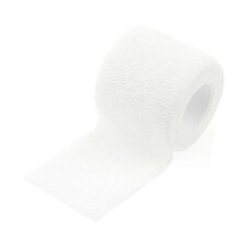 Sport Self Adhesive Elastic Bandage Wrap Tape For Knee Support Pads, Finger, Ankle, Palm, Shoulder 5cm x 4.5m White