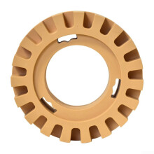 4 Inch Rubber Eraser Wheel For Decal Removal Adhesive Vinyl Drill Adapter Safe On Acrylic & Urethane Yellow Paint