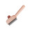 Pet Deshedding Comb With Massage Feature ABS Plastic Dog-Pink 1