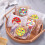 2 Rollen „Happy Birthday“, bunter runder-Stil 4 plus Stil 5 3