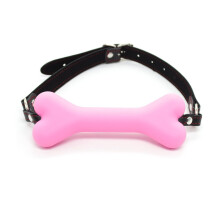 SM Gag Dog Bone Mouth Gag Sex Toy (Pink)