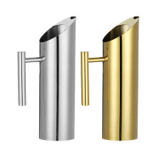 Premium Nonrust Steel Water Pitcher Gold Silver Finish Large