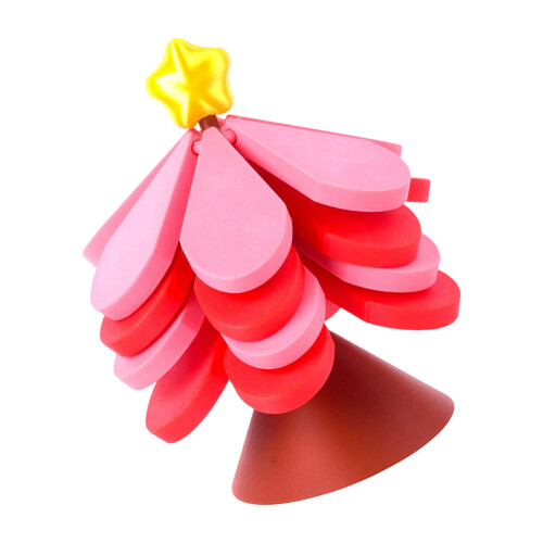 Table Protectors Heat Resistant Festival Tree Shape-Red