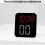 Moderner Desktop-Wecker mit Timer-Schwarze Schale, rotes Licht 5