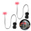 Pack Of 2 LED Glowing Eyes For Halloween Decorations-Red 1