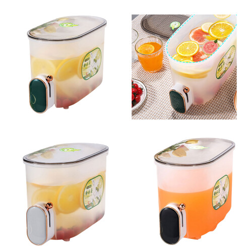 5L Large Capacity Cold Drinks Dispensers-Black Gold 1