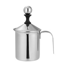 Handheld Nonrust Steel Milk Foamer Manual Double Layer-400