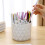 Beautiful Rotatable Brush Storage Container Easy to Use-Blue 7