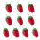 10pcs Simulations Artificial Fruit Strawberry for-large 1