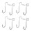 4pc  Stainless Steels Hook Hanger Cabinet Storage Rack 1