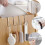 4pc  Stainless Steels Hook Hanger Cabinet Storage Rack 5