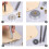 180Sets 6mm/8mm/12.0mm Leather Rivets 4 Color Double Caps Rivets 4