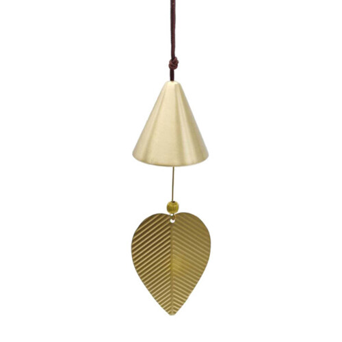Wind Chimes Brass Leaf Bells Hangings Wind Chimes-conical