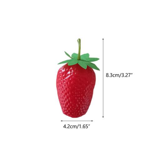 10pcs Simulations Artificial Fruit Strawberry for-small 1