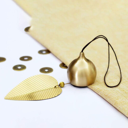 Japanese Leaf Wind Chimes Decors Car Pendants-water drop type 2