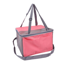 Cats Foldable Carriers for Car Seat Dog Carry Bed-Rose Red