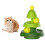 Dubbellaags katten baanbal speelgoed katten interactief-Groente 3