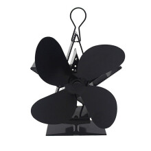 Emergency & Outdoor Usage Heat-Powered Stove Fan, Silent Operation Motor, Automatic Speed Adjustment, 400C High-Temperature Resistance, No Noise,