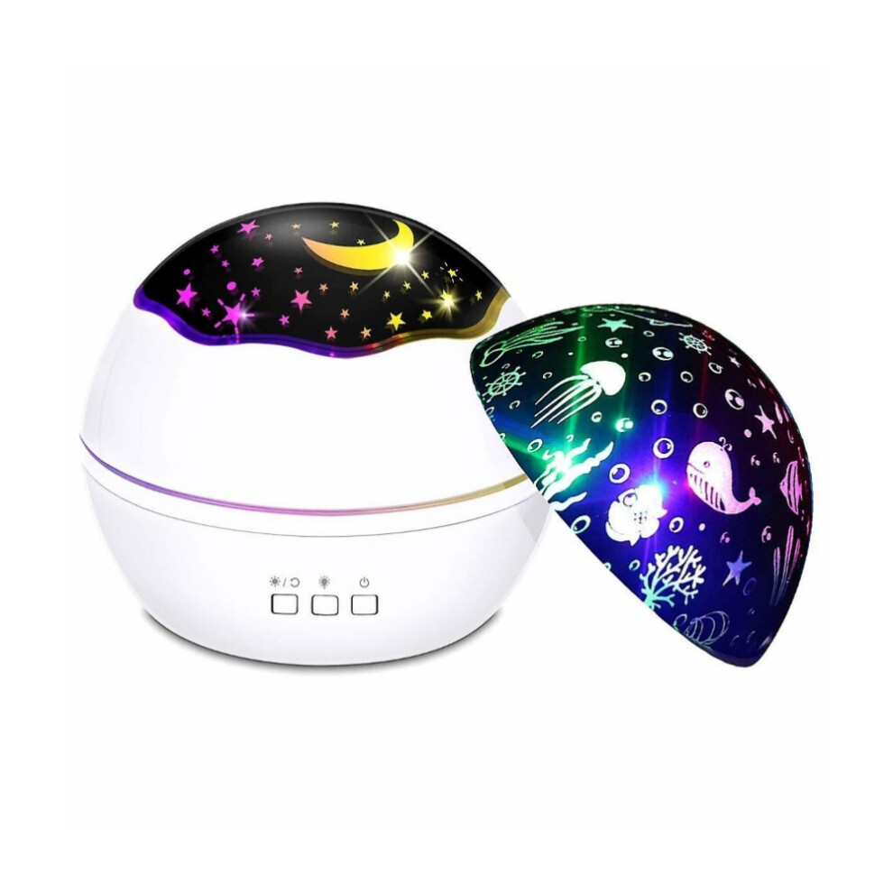 Kids Night Projector With Dream Colorful Projection, Ultra Quiet Operation For A Peaceful Sleep Environment, Educational Tool For Enhancing Light