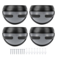 High Bright Solar Lights For Outdoor, Vintage Tungsten Bulb Solar Lights Warm White, 4Pcs/Set, Automatic On/Off Outdoor Waterproof Solar Wall Lights,