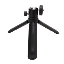 Camera Tripod, 2 Sections Retractable Aluminum Alloy Desktop Tripod Selfie Tripod Stand Mini Tripod with Ball Head Ref: 1004